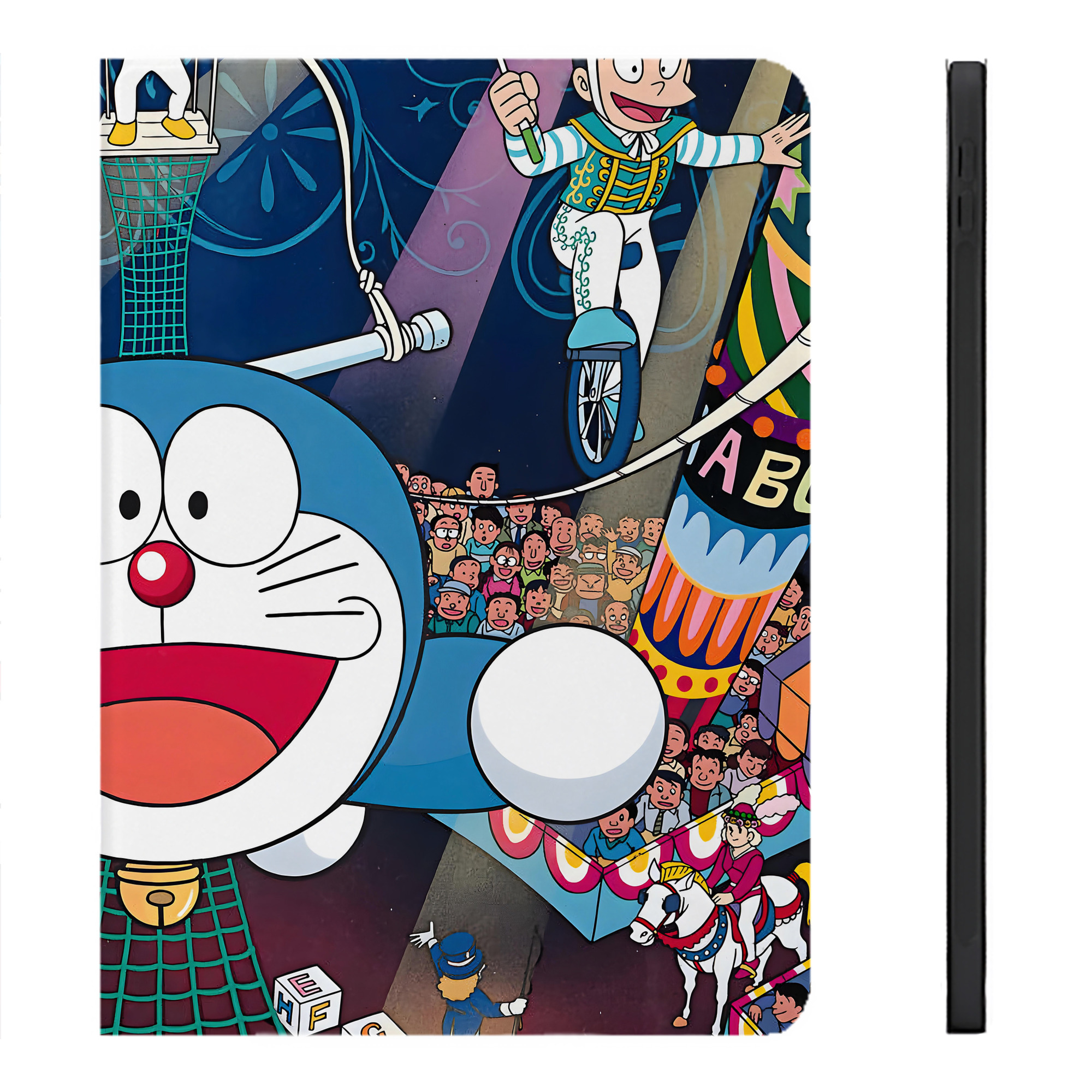（画像用） ドラえもん Doraemon IPadケース ペンホルダー付き ブックスタイルデザイン